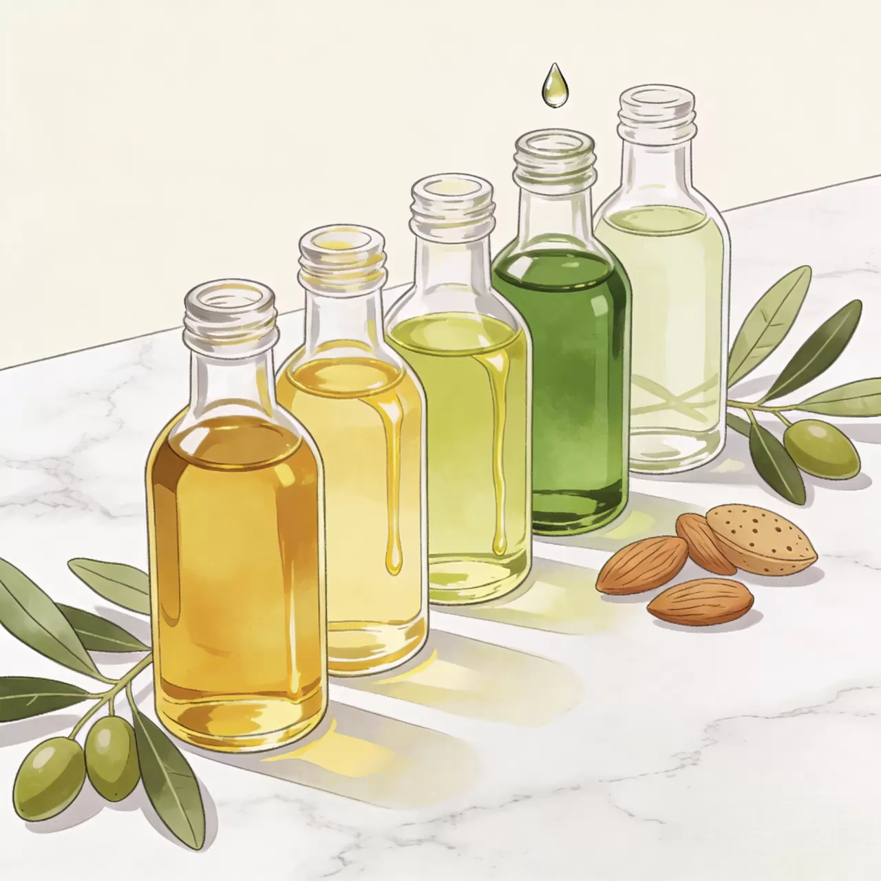 Cara Memilih Minyak Pembawa Berkualiti untuk Jenis Kulit And